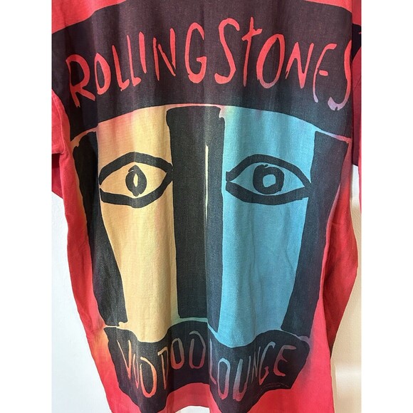 1994 Rolling Stones Voodoo Lounge Single Stitch Double Sided Brockum T-Shirt XL - Picture 2 of 6